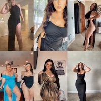 Curvy TikTok Girls in Sexy Dresses Part 7